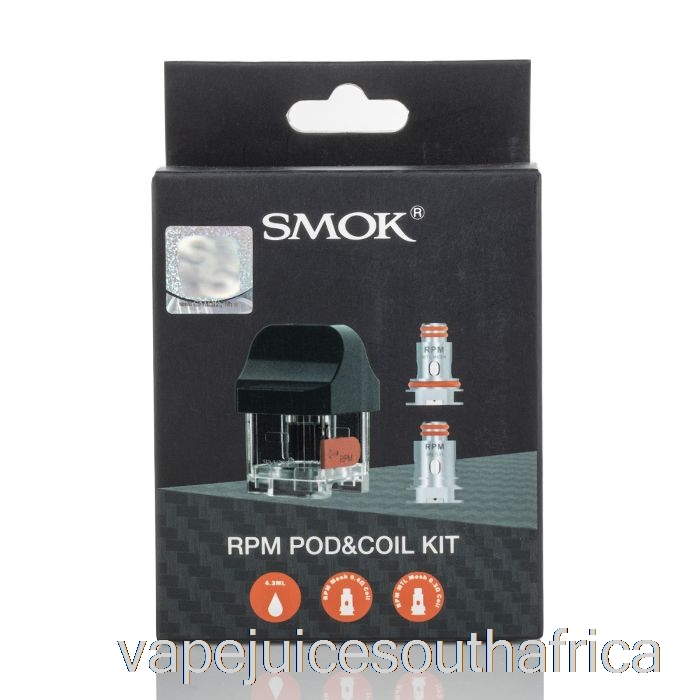 Vape Pods Smok Rpm40 Replacement Pods 4.3Ml Rpm Pod [Standard Pod + 2 Coils]